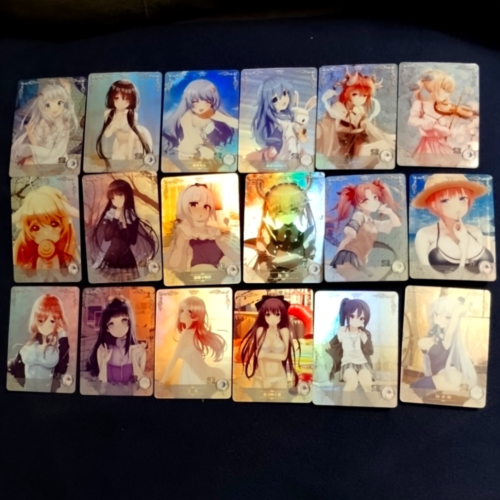 Goddess Story Card SR rarity Full set NS-2M06 037-054 Lot of 18 NM Anime Waifu